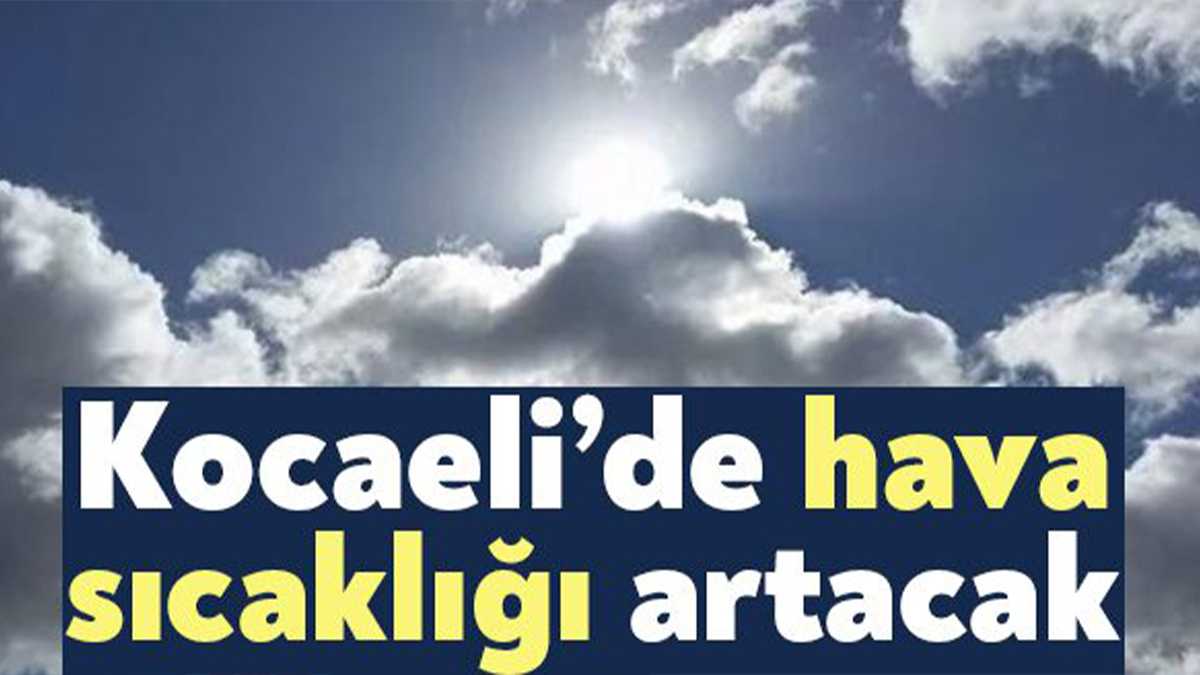 Kocaeli 17 EkimHava Durumuna göre; hava sıcaklığı bugün 18 derece