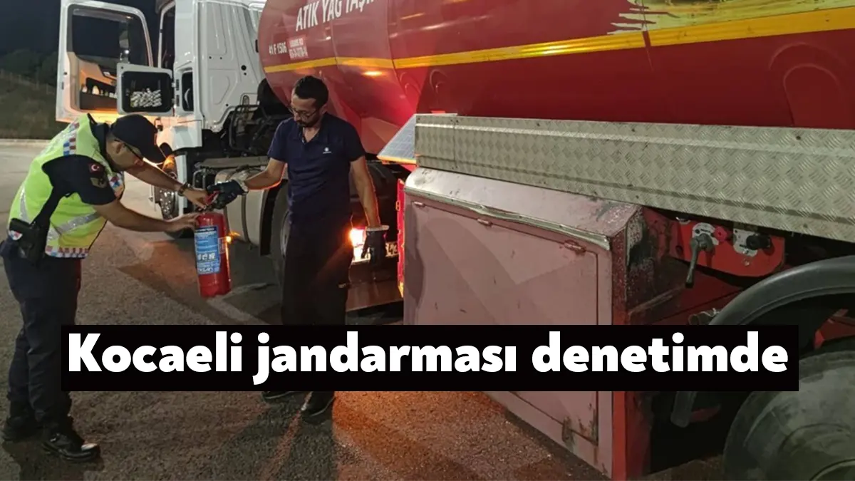 Kocaeli'de jandarma ekipleri, kazaları, kaza sonucu ölüm ve yaralanmaları en