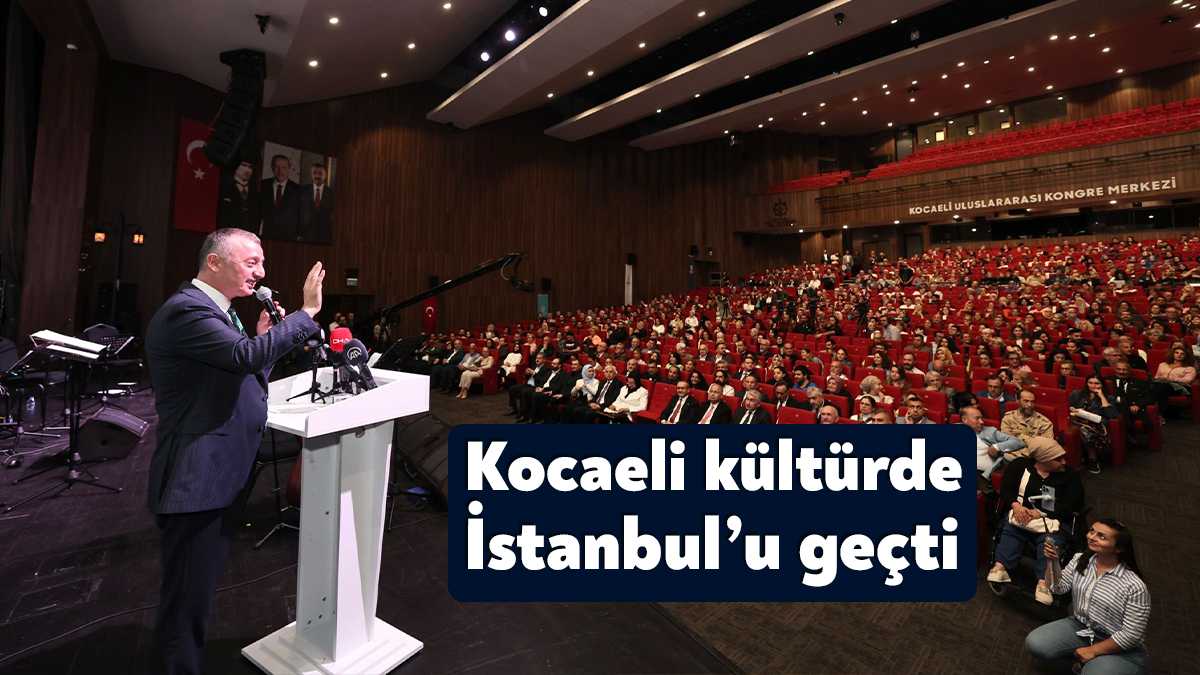 13. Kocaeli Kitap Fuarı muhteşem bir geceyle başladı. Programda konuşan