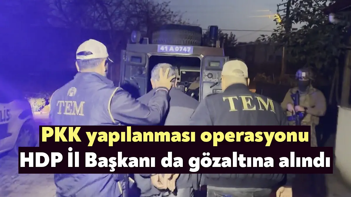 Terör örgütü PKK/KCK'nın cezaevi dış koordinasyon yapılanması içerisinde faaliyet yürüttüğü