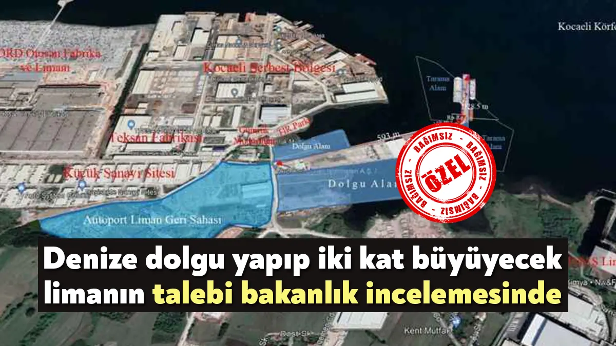 Kocaeli Başiskele ilçesi sınırları içerisinde AUTOPORT Liman İşletmeleri A.Ş., liman