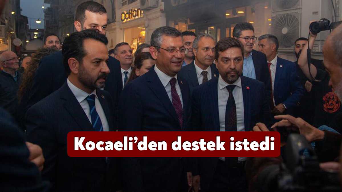 CHP'de genel başkan adayı olan Özgür Özel, büyük kurultay öncesinde