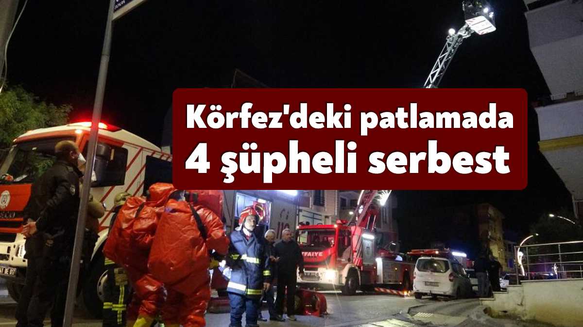 Kocaeli'nin Körfez ilçesinde alüminyum fosfit ile suyun tepkimeye girmesi neticesinde