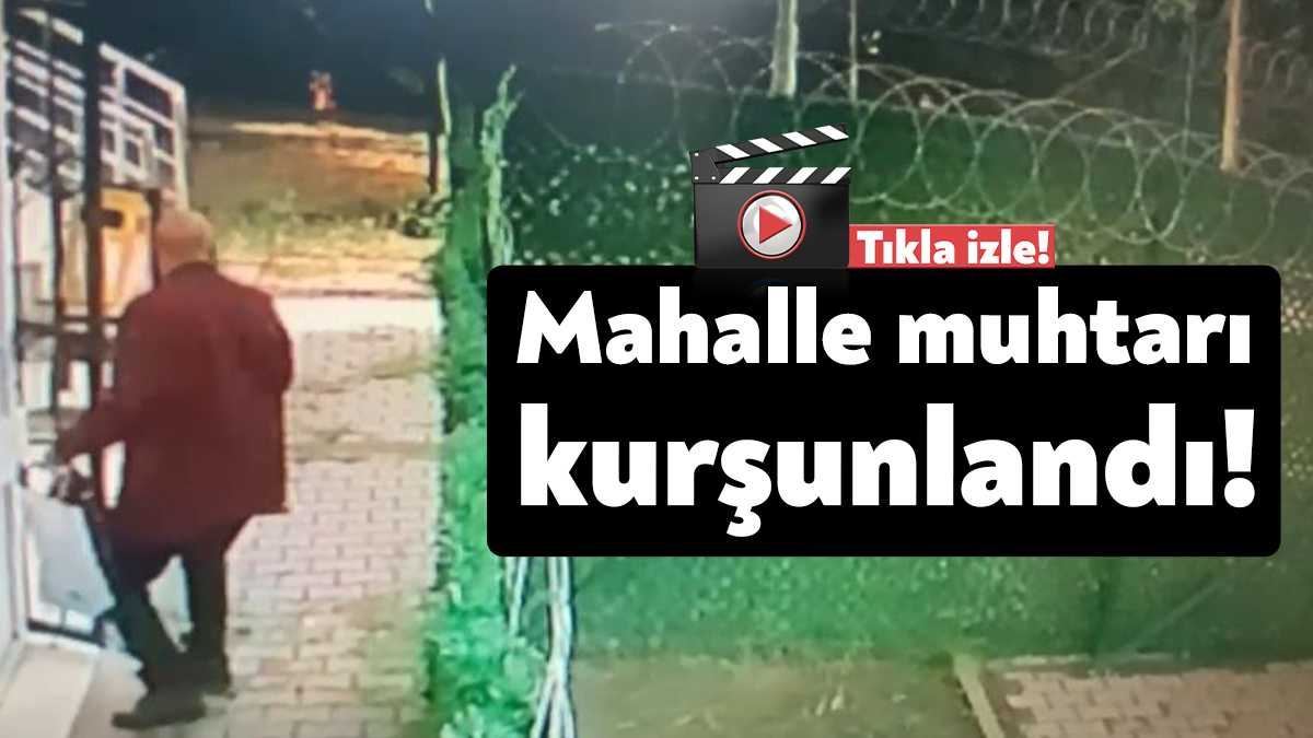 Kocaeli'nin Çayırova ilçesinde Özgürlük Mahalle Muhtarlığı kimliği belirsiz şüpheli tarafından