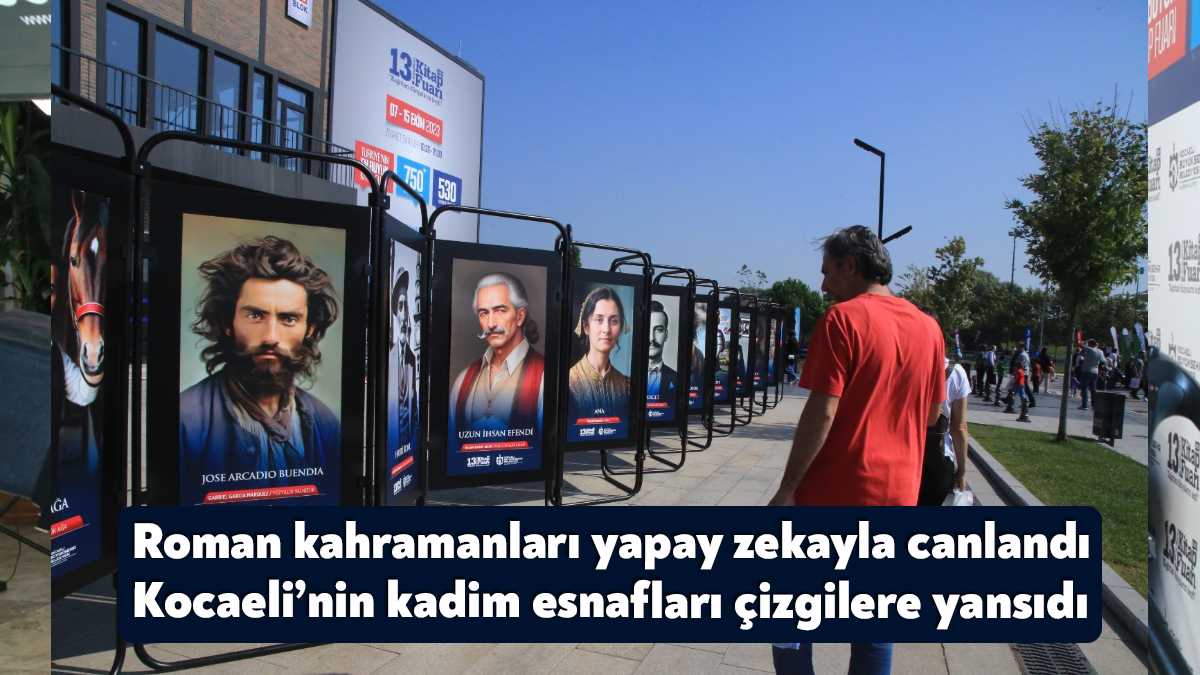 13. Kocaeli Kitap Fuarı’nda birbirinden güzel eserlerin yer aldığı sergiler