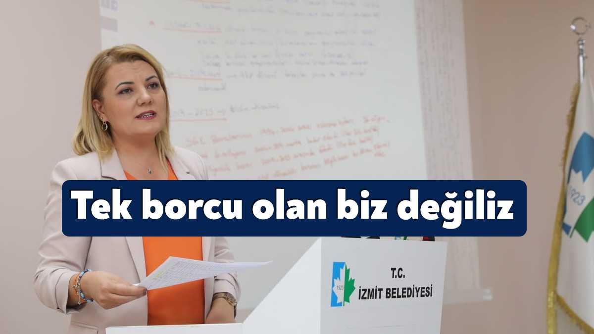 İzmit Belediye Başkanı Fatma Kaplan Hürriyet, belediyenin SGK kurumuna geçmişten