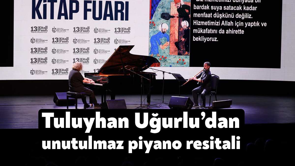 Şehirlerin Işığı teması ile düzenlenen konser, Kocaeli Kitap Fuarı’nda sanat