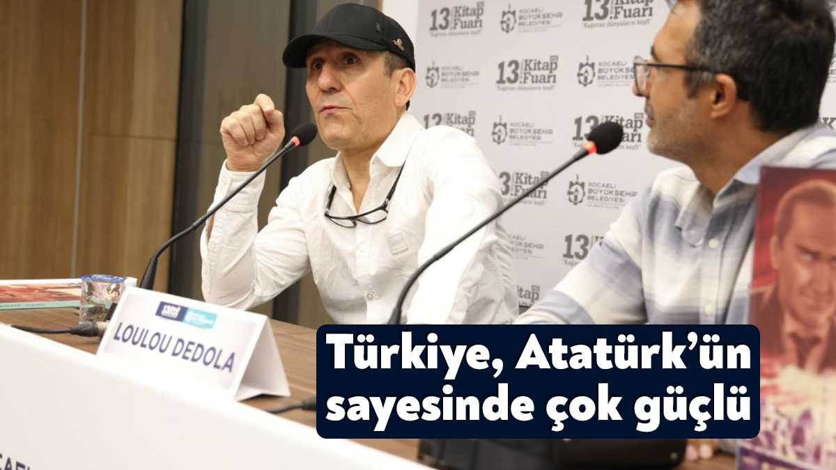 13. Kocaeli Kitap Fuarı’nda konuşan Ünlü Fransız müzisyen ve yazar