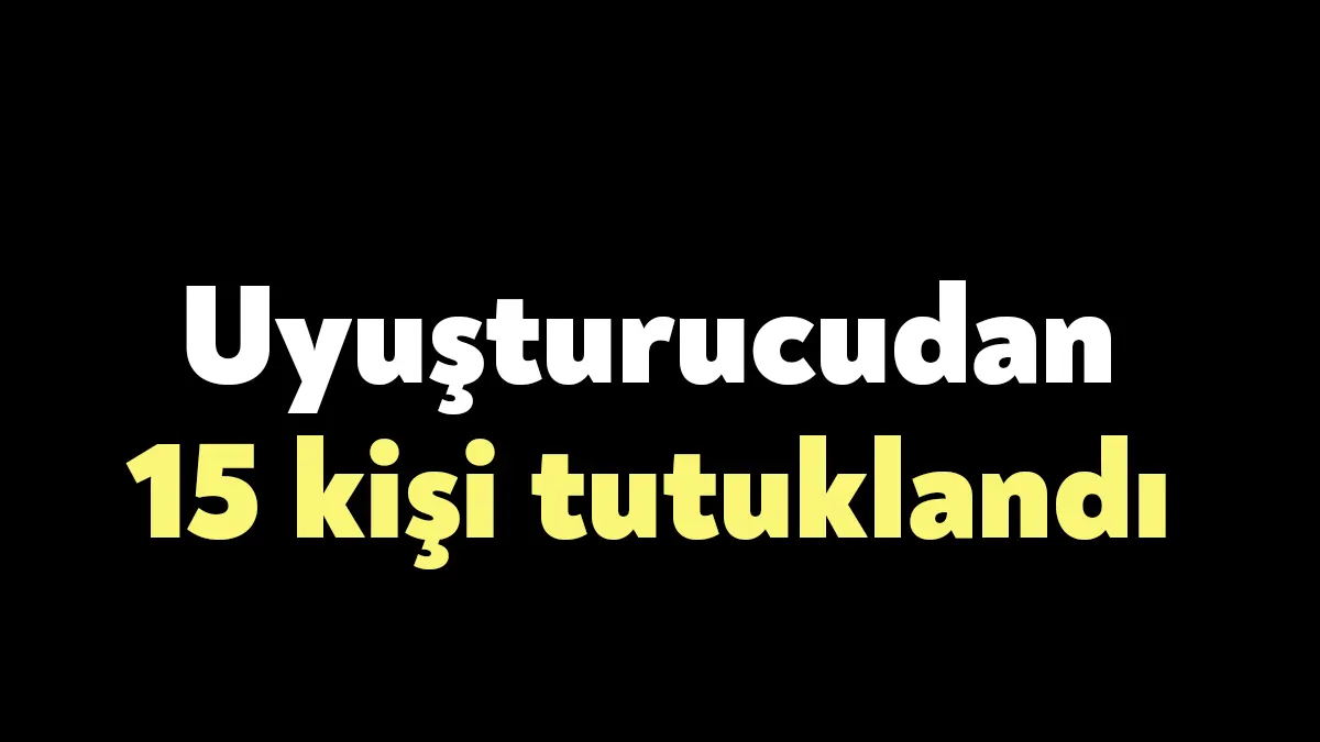 Kocaeli’de polis ve jandarma ekiplerinin son bir haftada yaptığı uyuşturucu
