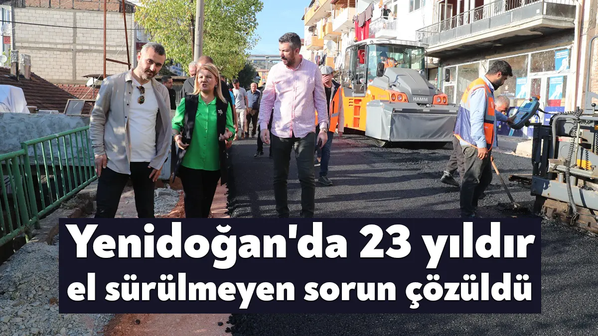 İzmit Belediyesi, Yenidoğan ve Serdar Mahallelerinin ortaklaşa kullandığı Mürselpaşa Caddesini