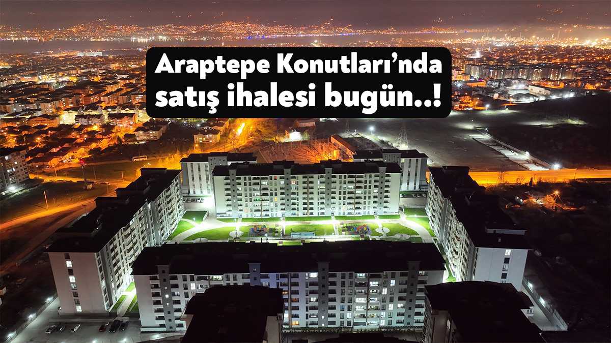 Derince Belediyesi, Araptepe mevkiinde yer alan kentsel dönüşüm projesinde mülkiyeti
