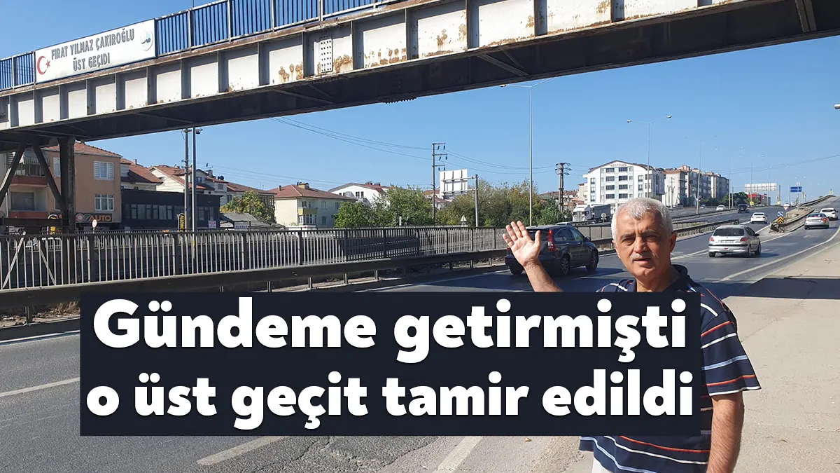 Derince’de bulunan Fırat Yılmaz Çakıroğlu Üst Geçidini yerinde inceleyerek üst
