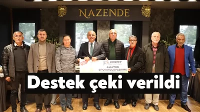 Körfez Belediyesi, ilçede bulunan amatör spor kulüplerine verdiği desteği bu