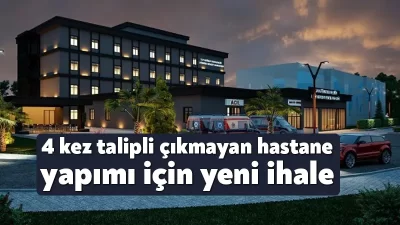 Körfez Devlet Hastanesi ek hizmet binası için 4 ihalede teklif