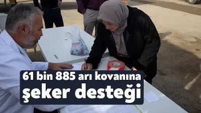 Kocaeli Büyükşehir tarafından “Arı Yetiştiricileri İçin Beyaz Şeker Destekleme Projesi”