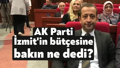 İzmit Belediye Meclisi kasım ayı oturumunda 2024 yılı gelir gider