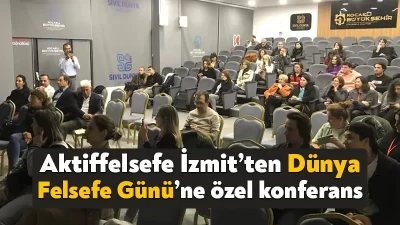 Aktiffelsefe Kültür Derneği, İzmit’te Dünya Felsefe Günü dolayısıyla “Platon ile