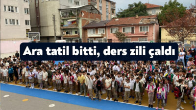 İlk ve ortaöğretim kurumlarında, 2023-2024 eğitim öğretim yılının ilk ara