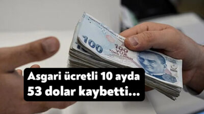 Ocakta 8.506 TL olan asgari ücretle 454.8 dolar alınabilirken, bugün