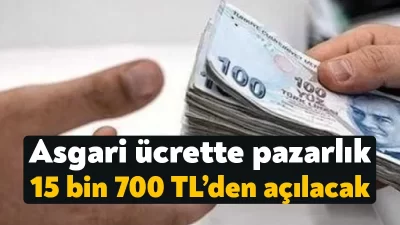 Asgari ücret hiç pazarlık yapılmadan belirlense dahi enflasyon hesabıyla en