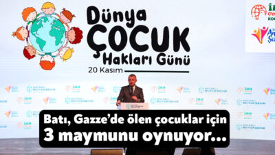 Kocaeli Büyükşehir Belediyesi, 20 Kasım Dünya Çocuk Hakları günü kapsamında