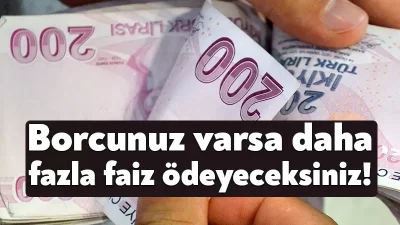 Kamu alacaklarında faiz değişimine gidildi. Gecikme zammı oranı her ay