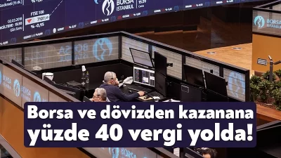 Bankada döviz hesabı olan, Hazine’nin dövizli kağıtlarından alan ve hisse