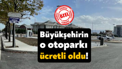 Milli İrade Meydanı ile Kocaeli Valiliği arasında kalan 350 araçlık