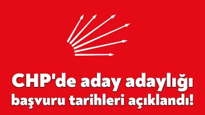 2024 Yerel Seçimleri için Cumhuriyet Halk Partisi'nde Belediye Başkanlığı ve