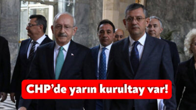 CHP'de genel başkanın seçileceği büyük kurultay için geri sayım başladı.