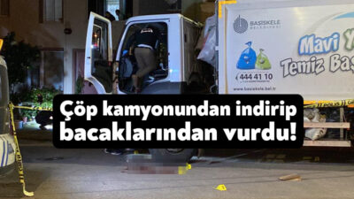 Kocaeli'nin Başiskele ilçesinde çöp kamyonu sürücüsü, bir şüpheli tarafından araçtan