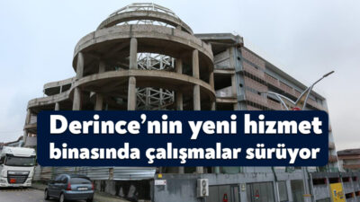 Derince Belediye Başkanı Zeki Aygün, çelik ara kat ve duvar