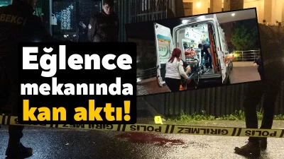 Kocaeli'nin Gölcük ilçesinde alkollü eğlence mekanında çıkan ve dışarıya taşan