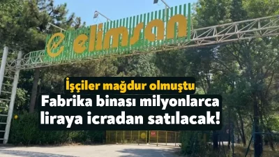 Kartepe’de uzun yıllar üretim yapan ve batan Elimsan'ın fabrika binaları