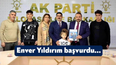 Dilovası'nın tanınmış isimlerinden olan Enver Yıldırım Ak Parti'den belediye başkan