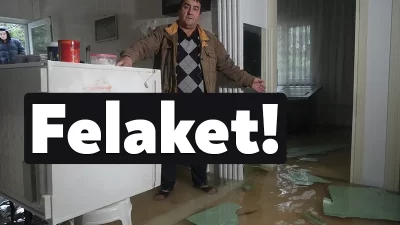 Kocaeli'nin Gölcük ilçesinde etkili olan kuvvetli fırtına sebebiyle ev, iş