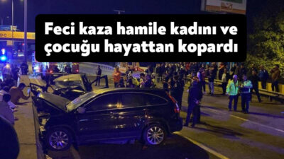 Kocaeli D-130 Karayolunda ters yola giren otomobilin, başka bir otomobille