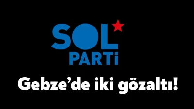 Gebze'de SOL Partili yöneticiler Buğra Aydoğan ve Erdem Şimşek, sabah