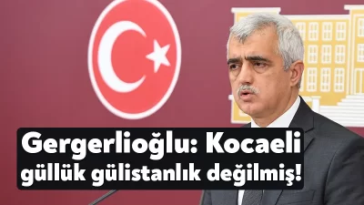 TBMM’de basın toplantısı düzenleyen Halkların Eşitlik ve Demokrasi Partisi Kocaeli Milletvekili