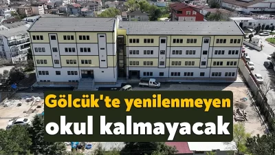 Gölcük Belediye Başkanı Ali Yıldırım Sezer, ilçede devam eden okul