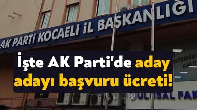 AK Parti İl Başkanı Dr. Şahin Talus Aday Adaylıkları başvurusu
