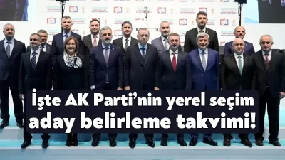 AK Parti , yerel seçim için aday başvurularını 9-17 Kasım'da