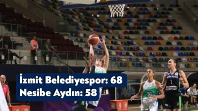 Kadınlar Basketbol Süper Ligi'nin 9. haftasında İzmit Belediyespor, Nesibe Aydın'ı