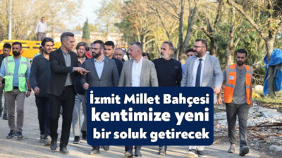 İzmit’in yeşil alan miktarını arttıracak ve vatandaşlara yeni sosyal alan