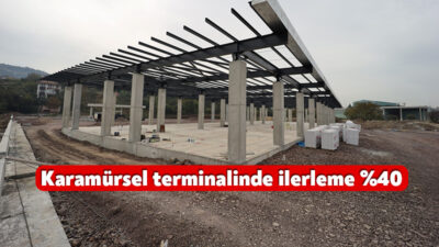 Kocaeli Büyükşehir Belediyesi, ilçenin trafik akışını rahatlatacak olan Karamürsel terminal