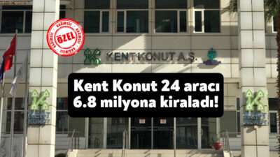 Kocaeli Büyükşehir Belediyesi iştiraklerinden Kent Konut A.Ş. 24 adet binek