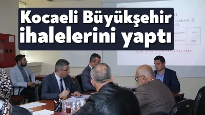 Kocaeli Büyükşehir Belediyesi’nde haftalık encümen toplantısı gerçekleşti. Encümende iş yerlerinin