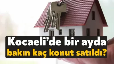 Türkiye genelinde Ekim ayında 93 bin 761 konut satıldı. Kocaeli’de