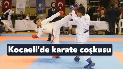 Kocaeli'de düzenlenen İllerarası Karate Ligi 1. Ayak müsabakaları geniş bir