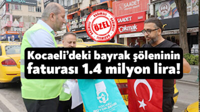 29 Ekim Cumhuriyet Bayramı’nın 100. yıl dönümü kutlamalarında Türk Bayrağı